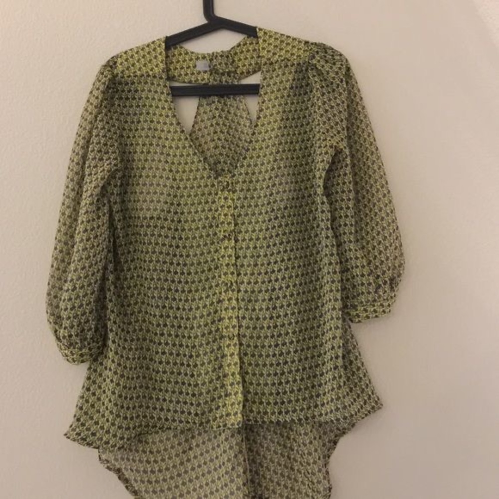 S.Y.L.K blouse yellow and purple